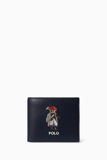 Logo Bifold Wallet in Leather