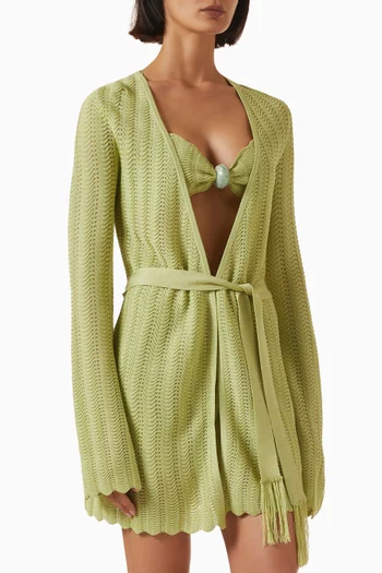 Ginny Belted Knit Robe