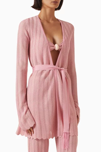 Ginny Belted Knit Robe