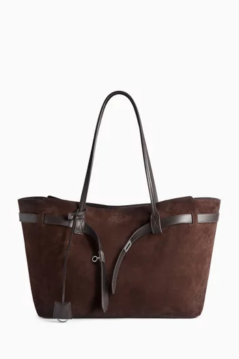 Large Bel Air Tote Bag in Suede