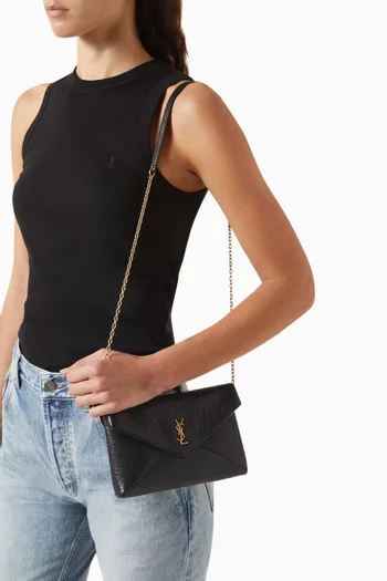 CASSANDRE Chain Pouch Bag in Lambskin Leather
