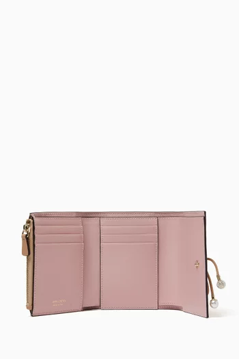 Marinda Compact Wallet in Calf Leather