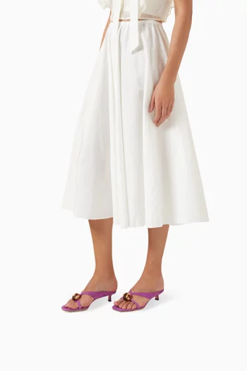 Emeri Stone 35 Sandals in Suede