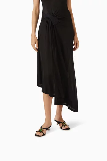 Emeri Stone 35 Sandals in Suede