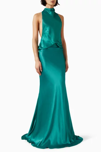 Cameron Dress in Satin