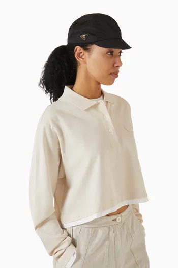 Logo Cap in Re-Nylon