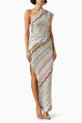 One-shoulder Maxi Dress