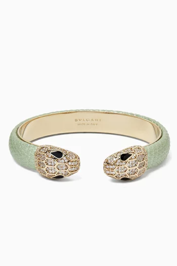 Serpenti Forever Bracelet in Leather