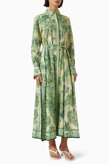 Sara Shirtdress in Cotton Blend