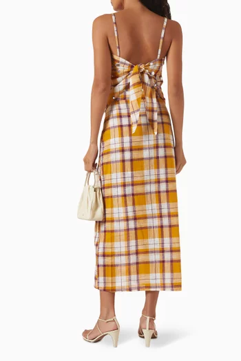 Symi Mirror-embellished Top & Skirt Set