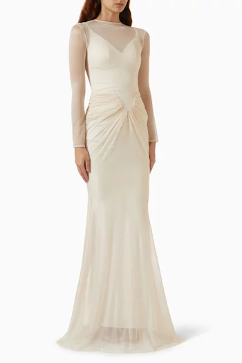 Drape Maxi Dress