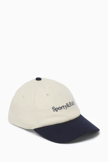 Serif Logo Hat in Wool