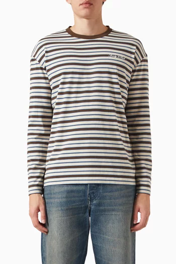 Signature Logo Easy Long-sleeve T-shirt in Cotton-jersey