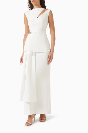 Ines Peplum Dress