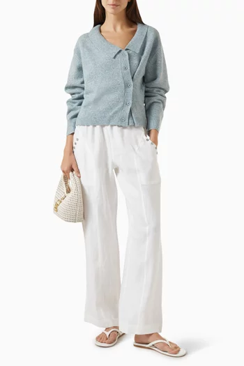 Cross Button Cardigan