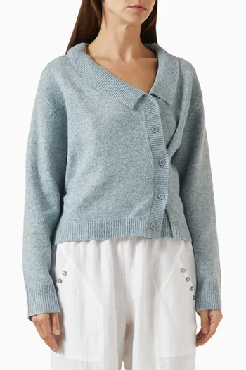 Cross Button Cardigan