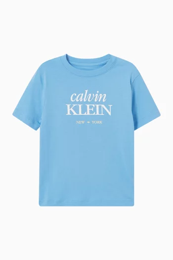 Logo T-shirt in Organic-cotton