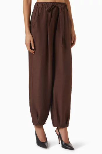 Elasticated Pants in Tencel-blend