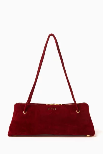 Leslie Medium Shoulder Bag in Suede