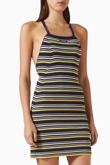 Knit Mini Dress in Cotton