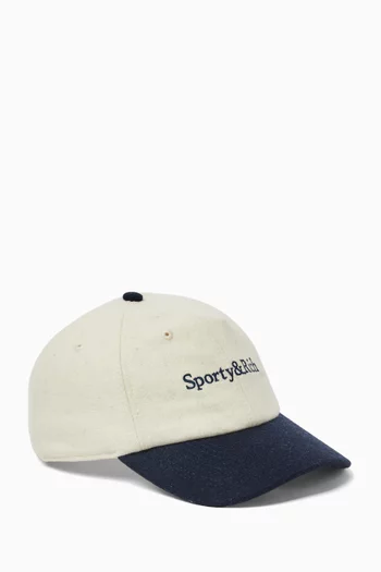 Marcus Serif Logo Hat in Wool