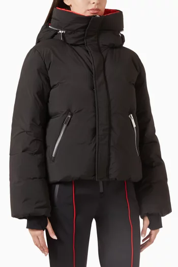 Bold Logo Ski Jacket in Padded-nylon