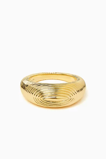 The Audrey Ring in 18kt Gold-plated Silver