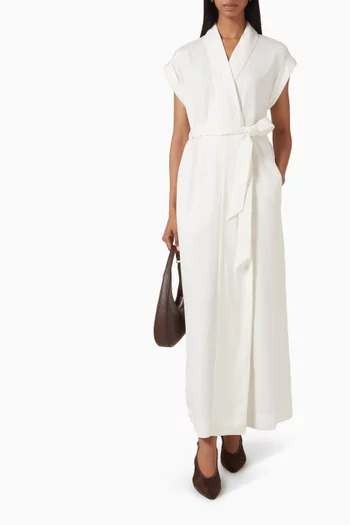 Petra Belted Wrap Dress
