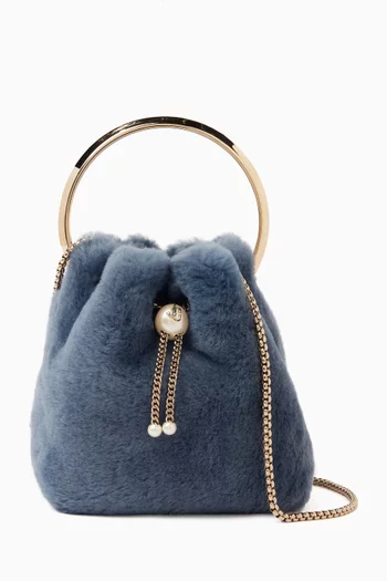 Bon Bon Bucket Bag in Shearling