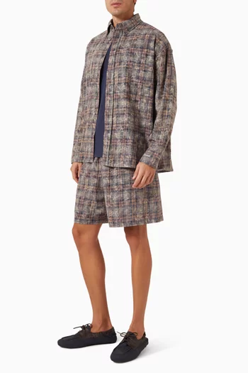 Rocco Shirting Shorts in Cotton