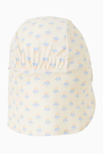 Paisley UV Hat in Recycled Nylon