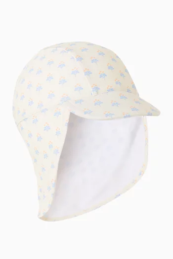 Paisley UV Hat in Recycled Nylon