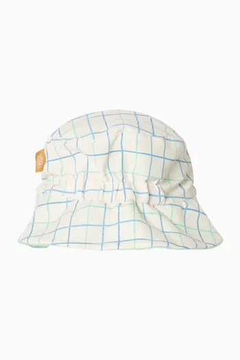 Printed UV Bucket Hat in Nylon