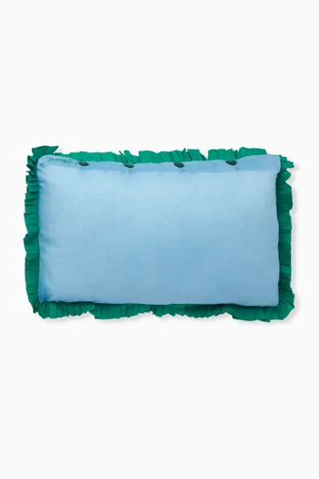 غطاء أورجانزا ووسادة، 35 × 50 سم