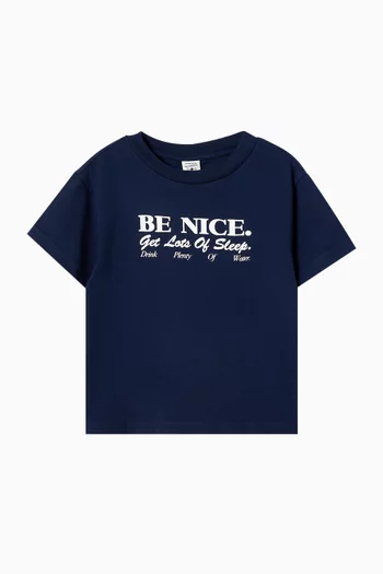 Be Nice T-shirt in Cotton
