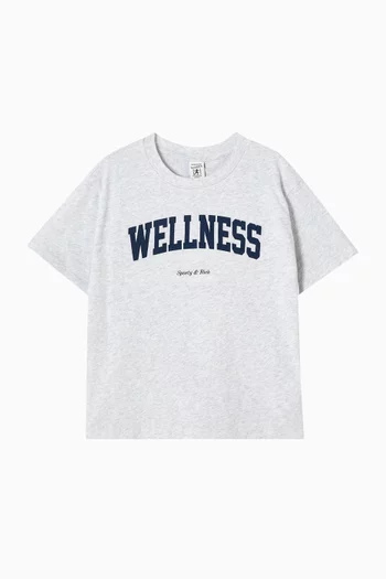 تي شيرت بطبعة Wellness Ivy‏ قطن