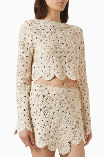 Nica Crochet Top