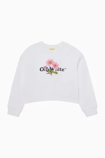 Daisy Logo Box Sweater in Cotton