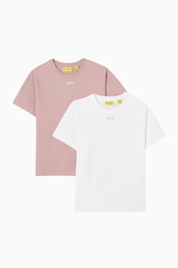 Off Stamp T-shirt , Set of 2