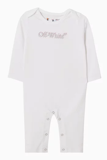 Big Bookish Shadow Romper in Cotton