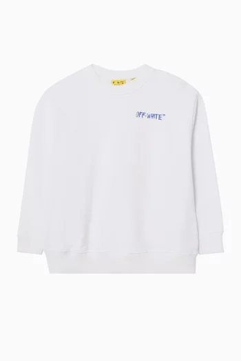 Arrow Sketch Sweater in Cotton