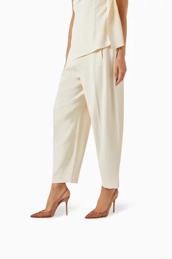 Arc 100 Slingback Pumps in Leather & Mesh