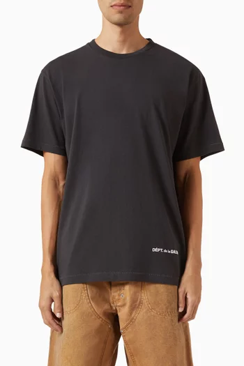 French Micro Logo T-shirt in Cotton