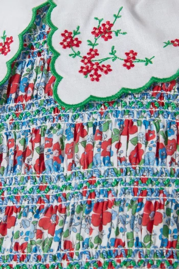 Emilia Floral Embroidered Collar Dress