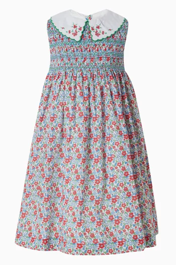 Emilia Floral Embroidered Collar Dress
