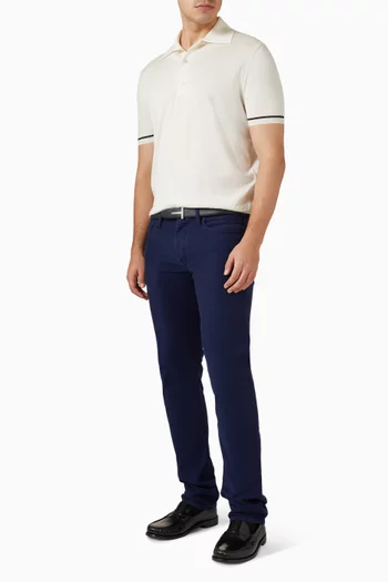 Straight Fit Jeans in Moleskin