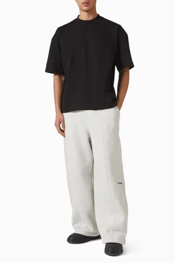 Mock Neck T-Shirt in Heavyweight Cotton