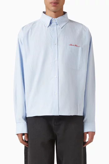 Oxford Script Shirt in Cotton