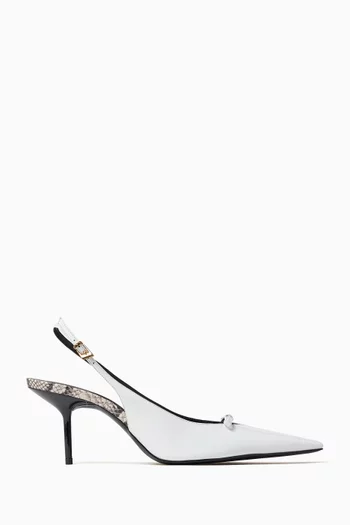 Rosie 70 Slingback Pumps in Patent Leather