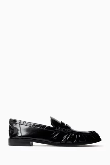 Tyche Flat Loafers in Patent Leather